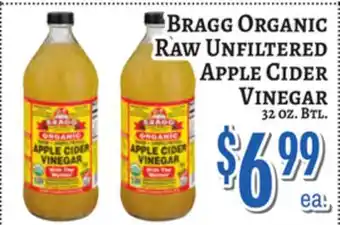 Trade Fair Supermarket Bragg ORGANIC RAW UNFILTERED Apple Cider Vinegar offer