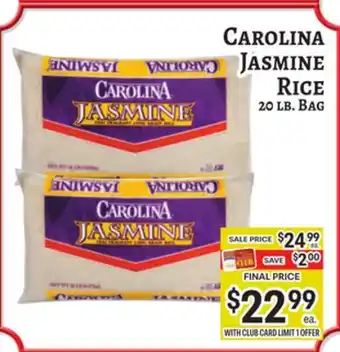 Trade Fair Supermarket CAROLINA JASMINE RICE offer