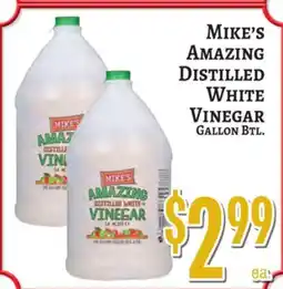 Trade Fair Supermarket MIKE'S AMAZING DISTILLED WHITE VINEGAR offer