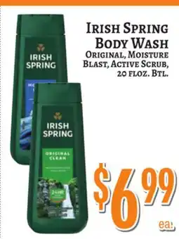 Trade Fair Supermarket IRISH SPRING BODY WASH offer