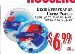 Trade Fair Supermarket Dixie Everyday OR Ultra Plates offer