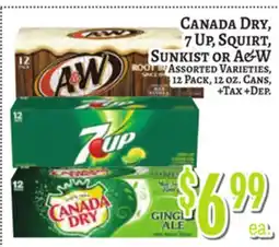 Trade Fair Supermarket CANADA DRY, 7 UP, SQUIRT, SUNKIST OR A&W offer