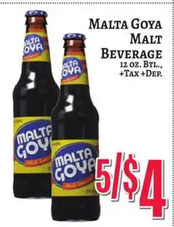 Trade Fair Supermarket MALTA GOYA MALT BEVERAGE offer
