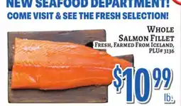 Trade Fair Supermarket WHOLE SALMON FILLET offer