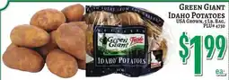 Trade Fair Supermarket GREEN GIANT IDAHO POTATOES offer