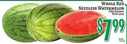 Trade Fair Supermarket WHOLE RED SEEDLESS WATERMELON offer