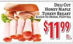 Trade Fair Supermarket DELI CUT HONEY MAPLE TURKEY BREAST offer