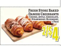 Trade Fair Supermarket FRESH STORE BAKED DANISH CROISSANTS offer