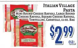 Trade Fair Supermarket ITALIAN VILLAGE PASTA offer