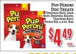 Trade Fair Supermarket PUP-PERONI DOG TREATS offer