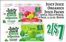 Trade Fair Supermarket JUICY JUICE ORGANICS JUICE PACKS offer