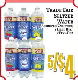 Trade Fair Supermarket TRADE FAIR SELTZER WATER offer