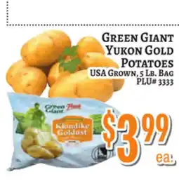 Trade Fair Supermarket GREEN GIANT YUKON GOLD POTATOES offer
