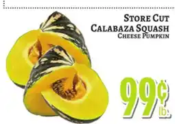 Trade Fair Supermarket STORE CUT CALABAZA SQUASH CHEESE PUMPKIN offer