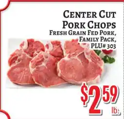 Trade Fair Supermarket CENTER CUT PORK CHOPS offer