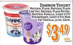 Trade Fair Supermarket DANNON YOGURT offer
