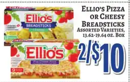 Trade Fair Supermarket ELLIO'S PIZZA OR CHEESY BREADSTICKS offer
