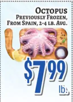 Trade Fair Supermarket Octopus offer