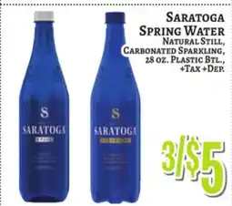 Trade Fair Supermarket SARATOGA SPRING WATER offer