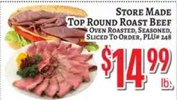 Trade Fair Supermarket STORE MADE TOP ROUND ROAST BEEF offer