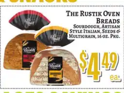 Trade Fair Supermarket The Rustik Oven Breads offer