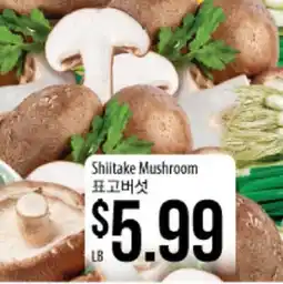 Hmart Shiitake Mushroom offer