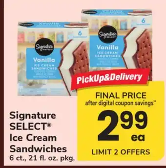 ACME Signature SELECT Ice Cream Sandwiches offer