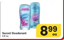 ACME Secret Deodorant offer