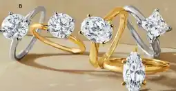 JC Penney 2 ct. lab-grown diamond solitaire◊ offer