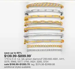 JC Penney 1/10 to 5 ct. t.w. lab-grown diamond§ offer