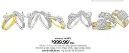 JC Penney 7/8 To 1-1/2 Ct. T.W. Natural Or Lab-Grown Diamond‡ offer