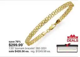 JC Penney 7.25 Bismark Bracelet‡ offer