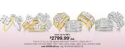 JC Penney 3 To 4-1/7 Ct. T.W. Lab-Grown Diamond‡◊ Color H-I, Clarity Si1-I1 offer