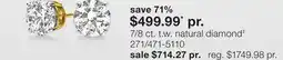 JC Penney 7/8 ct. t.w. natural diamond‡ offer