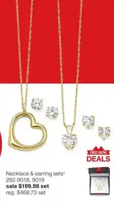 JC Penney Necklace & earring sets‡ offer
