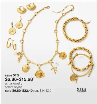 JC Penney A.N.A Jewelry offer