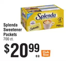 Smart & Final Splenda Sweetener Packets offer