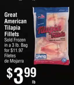 Smart & Final Great American Tilapia Fillets offer