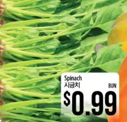 Hmart Spinach offer