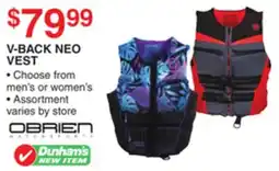 Dunham's Sports OBRIEN V-BACK NEO VEST offer