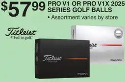 Dunham's Sports TITLEIST PRO V1 OR PRO V1X 2025 SERIES GOLF BALLS offer