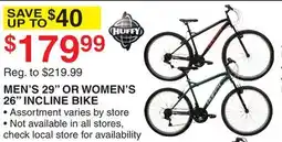 Dunham's Sports HUFFY MEN'S 29 OR WOMEN'S 26 INCLINE BIKE offer
