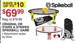 Dunham's Sports ORIGINAL OR STARS & STRIPES SPIKEBALL GAME offer
