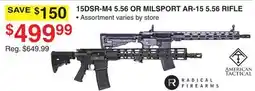 Dunham's Sports 15DSR-M4 5.56 OR MILSPORT AR-15 5.56 RIFLE offer