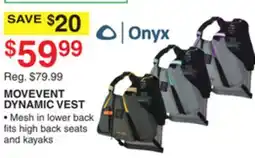 Dunham's Sports ONYX MOVEVENT DYNAMIC VEST offer