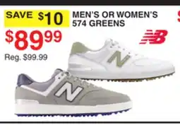 Dunham's Sports NEW BALANCE MEN'S OR WOMEN'S 574 GREENS offer