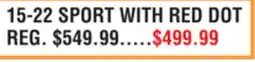 Dunham's Sports SMITH & WESSON 15-22 SPORT WITH RED DOT offer