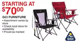 Dunham's Sports GCI FURNITURE offer