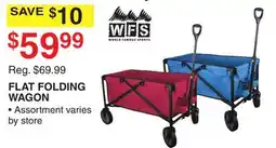 Dunham's Sports WORLD FAMOUS SPORTS FLAT FOLDING WAGON offer