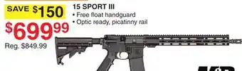 Dunham's Sports SMITH & WESSON 15 SPORT III offer